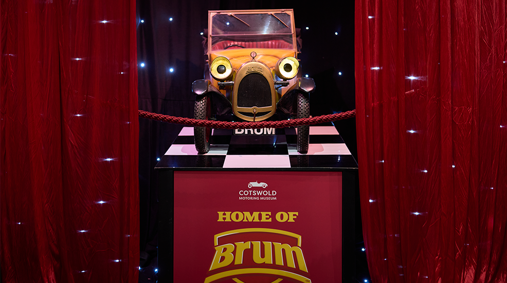 Brum displayed in the Cotswold Motoring Museum